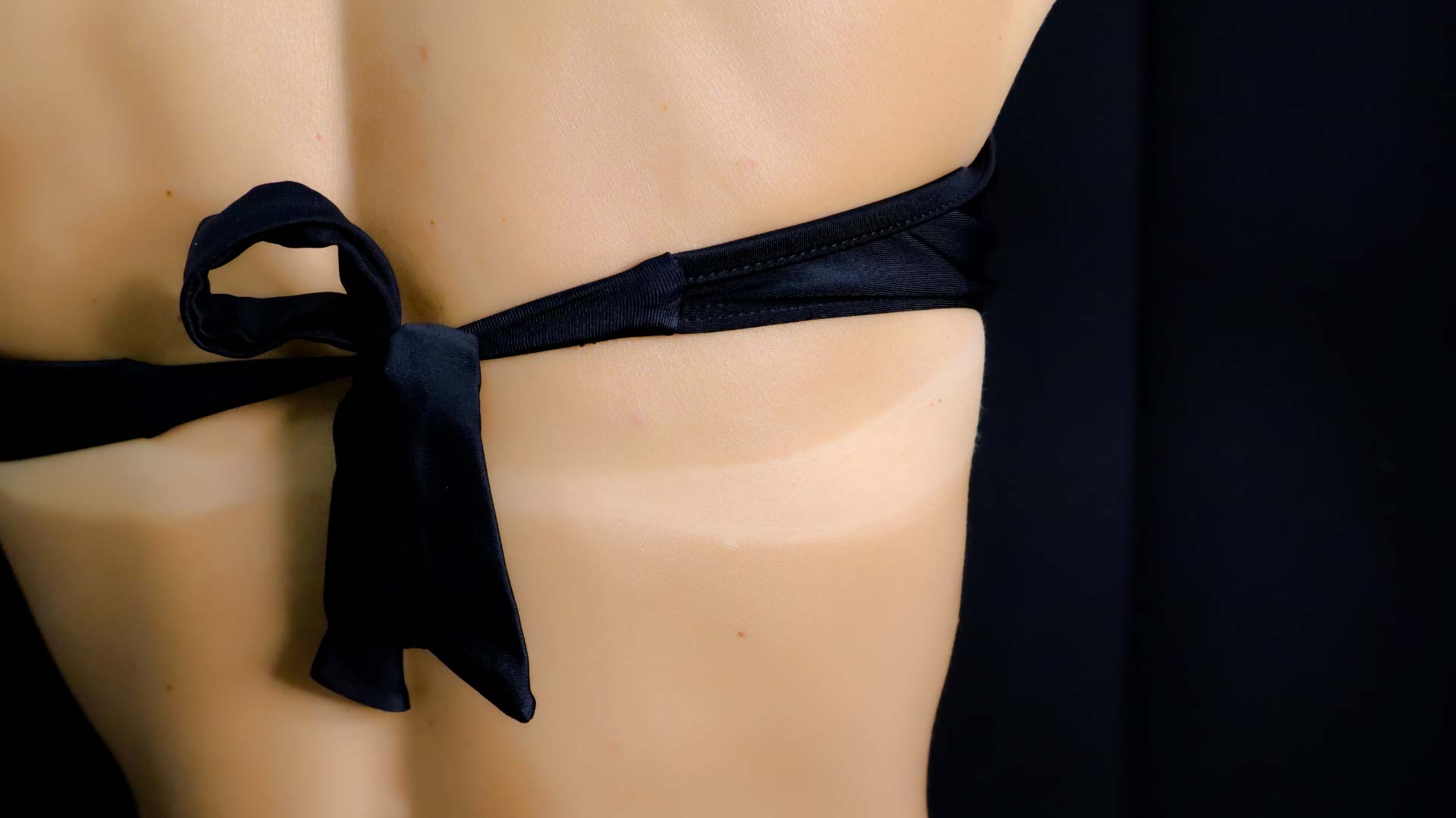 Tan lines on back